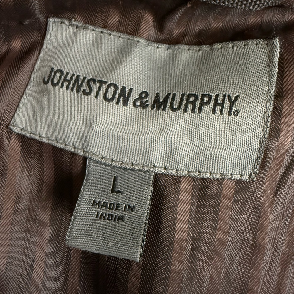 Johnston & Murphy  × Vintage Wool Cashmere Button Car Coat Jacket ▪️ - Picture 12 of 15